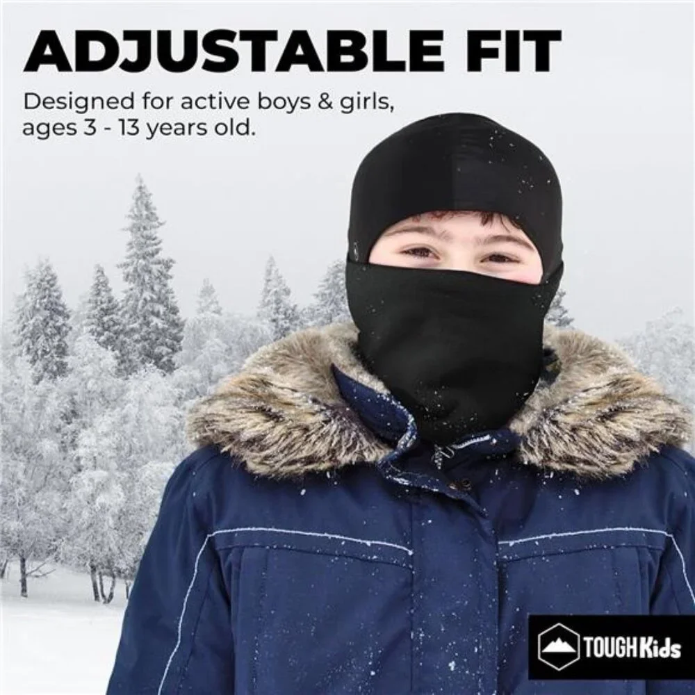 Tough Headwear Kids Balaclava Ski Mask - Kids Ski Neck Gaiter & Toddler Fleece